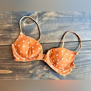 Polka Dot Bikini Top